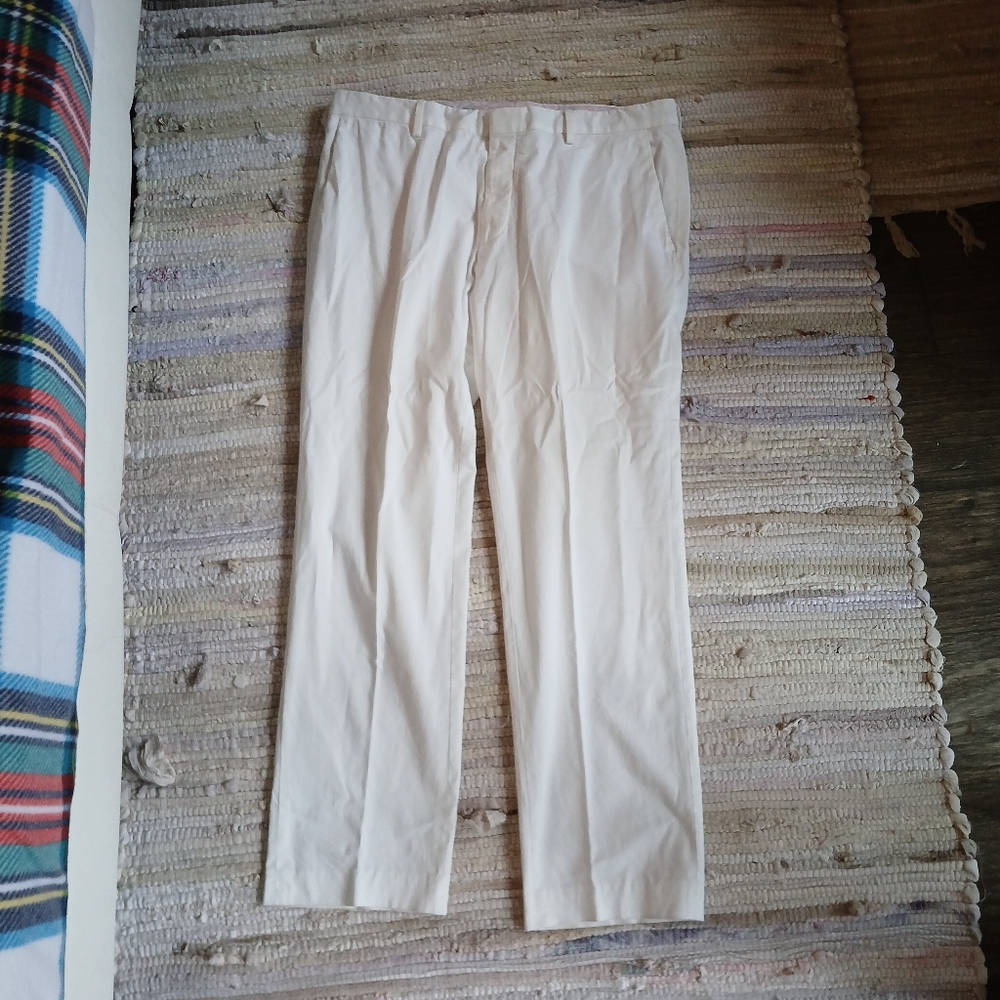 Boss Hugo Boss Pants Mens Size 36R White Used - Picture 9 of 16